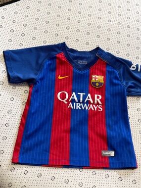 Nike Kids Soccer Jersey - Blue & Red